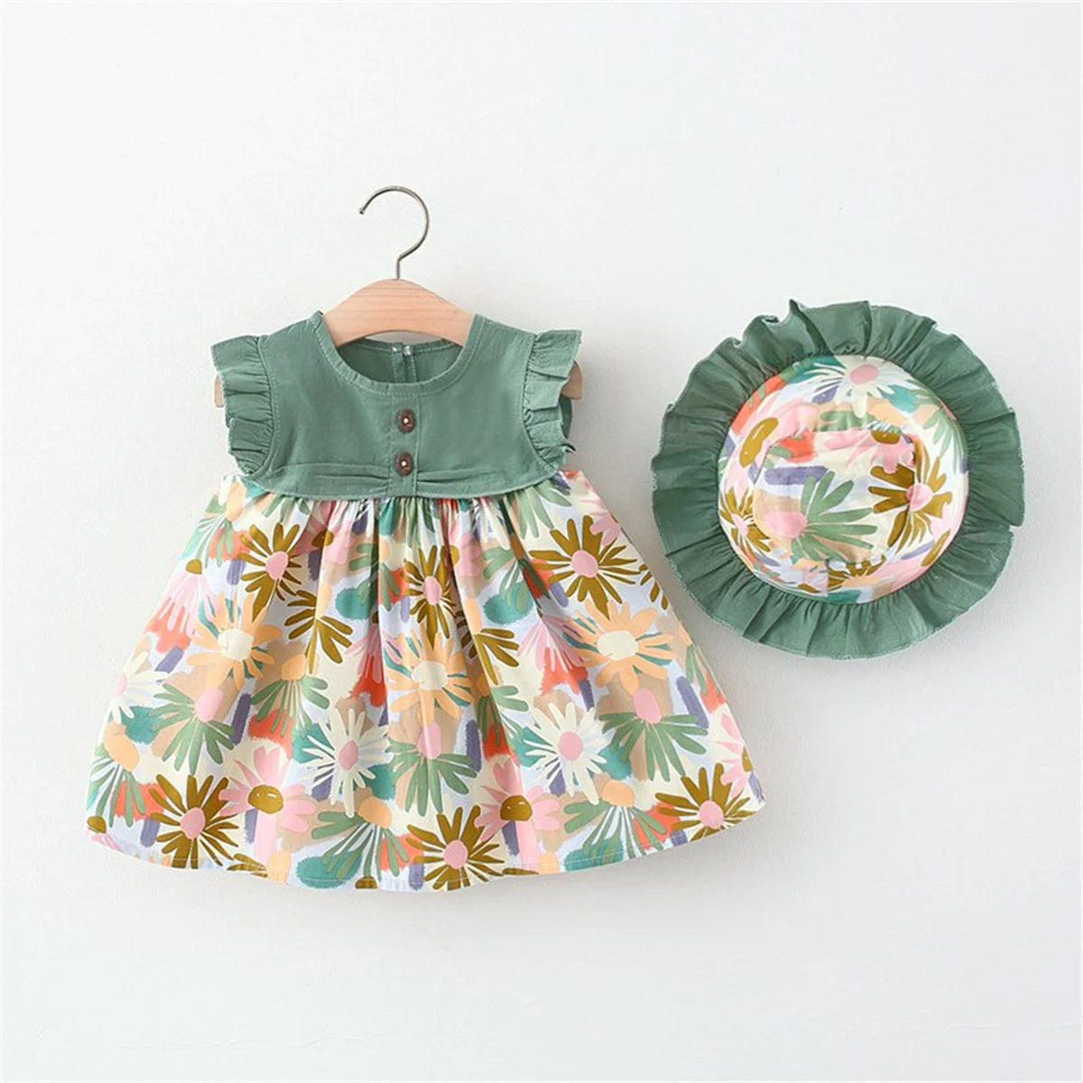 Baby Girl Summer 2-Piece Beach Set