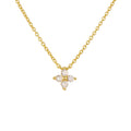 Tiny Flower Zircon Necklace