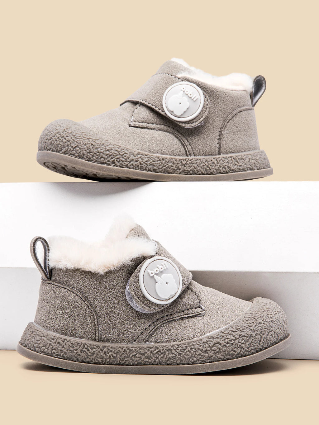 Baby Winter First-Step Shoes (0–3Y) – Fleece-Lined Outdoor Toddler Shoes