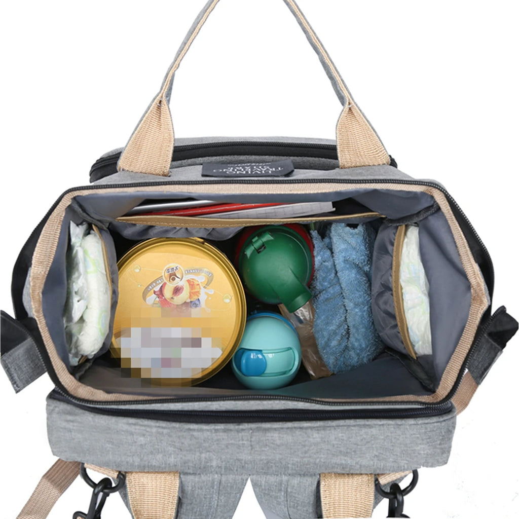 Portable Mummy Bag – Folding Crib & Baby Organizer