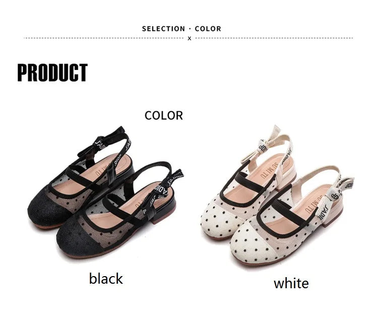 Girls’ Leather Dance Shoes