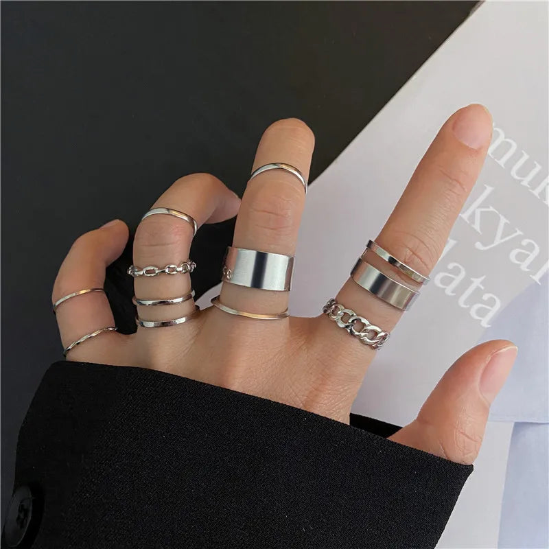 Heart Geometric Gold Butterfly Ring