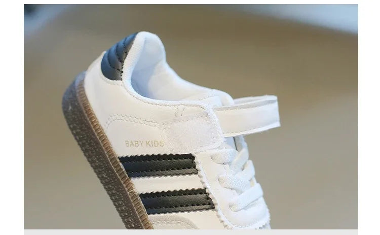 Kids’ Sneakers – Soft-Soled, Hook & Loop Casual Shoes