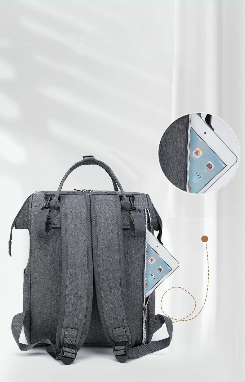Maternity Diaper Backpack with USB Charging Port