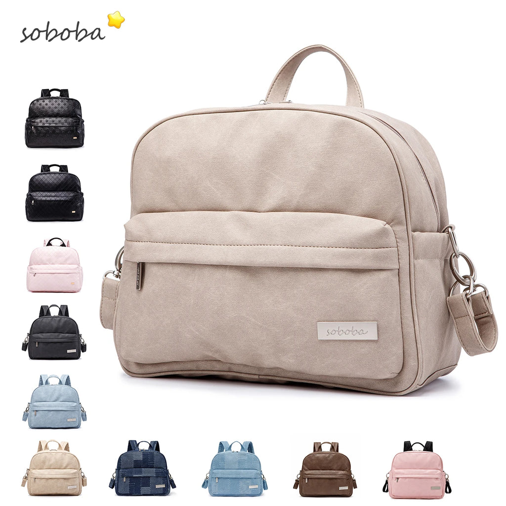 Waterproof Diaper Backpack for Newborns – Lightweight & Portable Mommy Bag