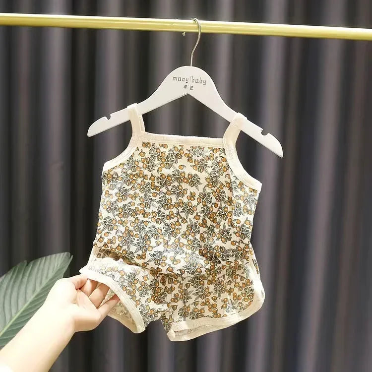 Baby Summer Clothing Set – Tee & Shorts (Toddler)