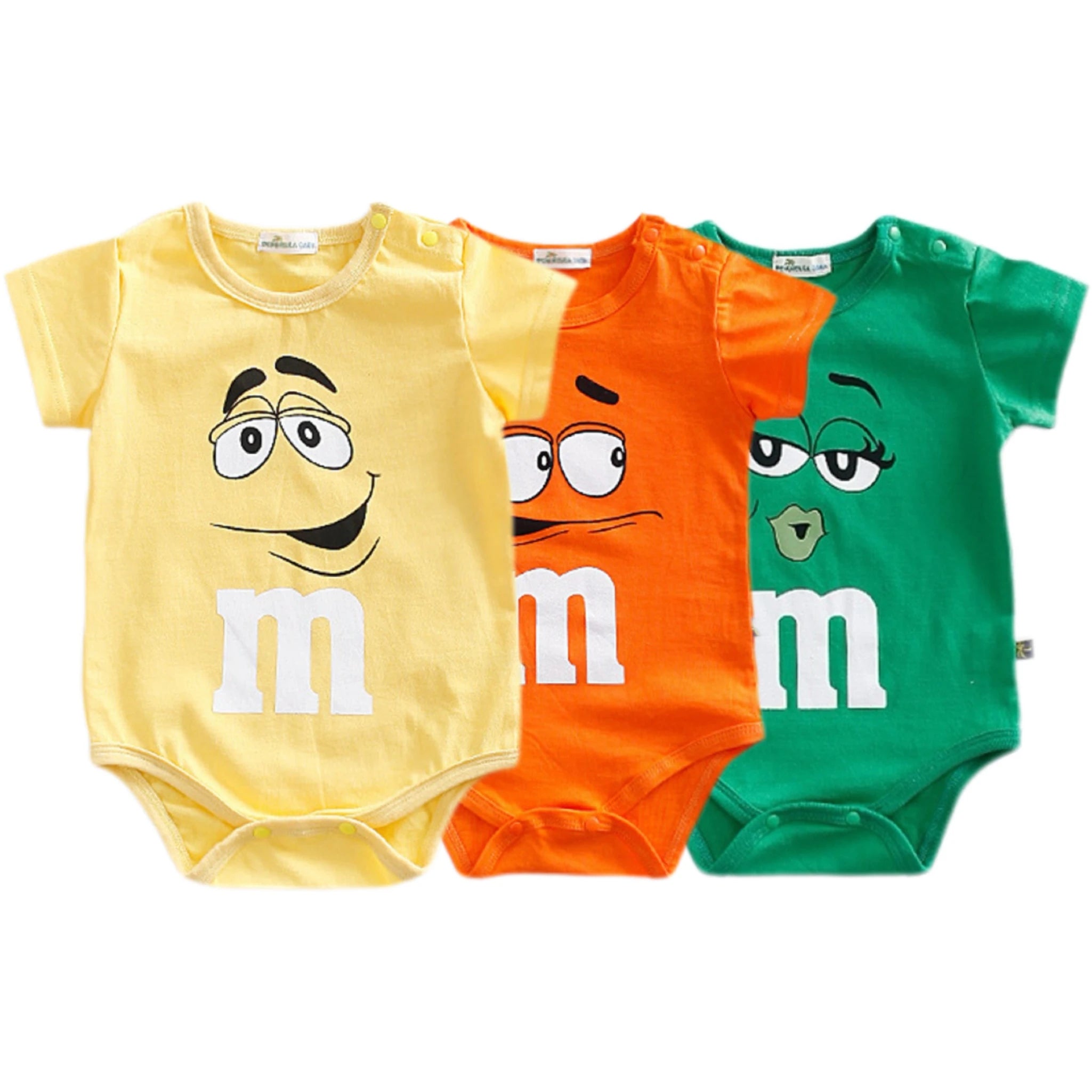 Baby Infant 3PCS Outfit – Bodysuit & Pants (0–2Y)