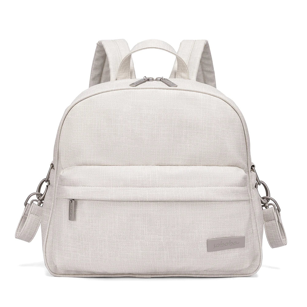 Soboba Stylish Waterproof Diaper Bag – Large Capacity Multi-Functional Backpack with 2 Straps