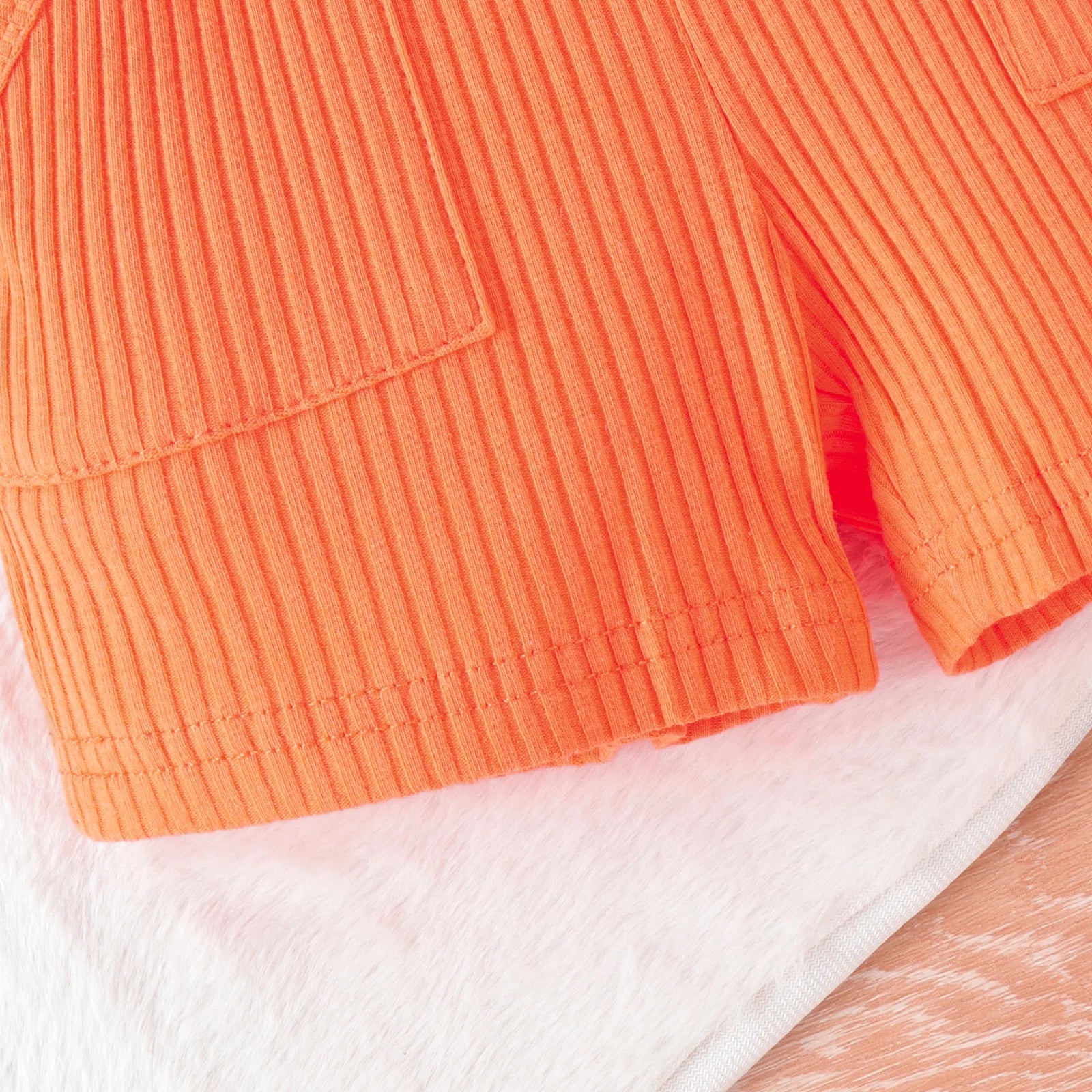 0-4 Years Baby Girls Baby Soft And Comfortable Strip Vest Onesie