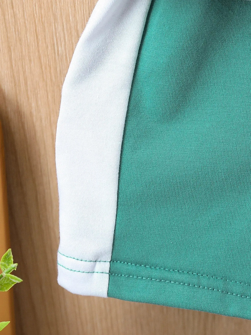 2-Piece Baby Boy Summer Outfit, 0-24M, Short Sleeve & Shorts