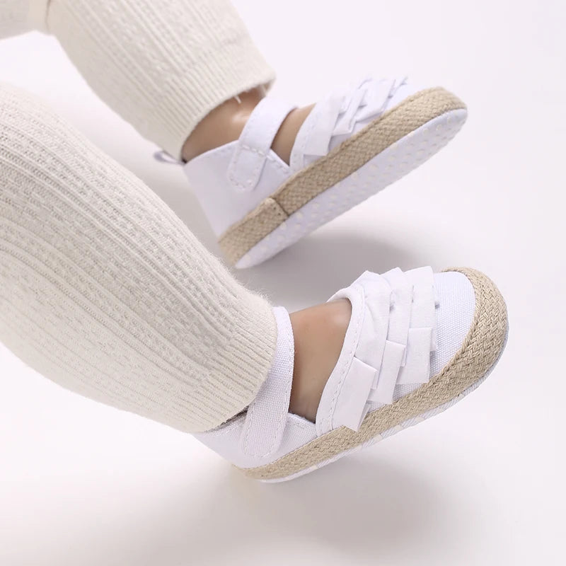 Spring and Autumn 0-18M Baby Girl Princess Flat Shoes