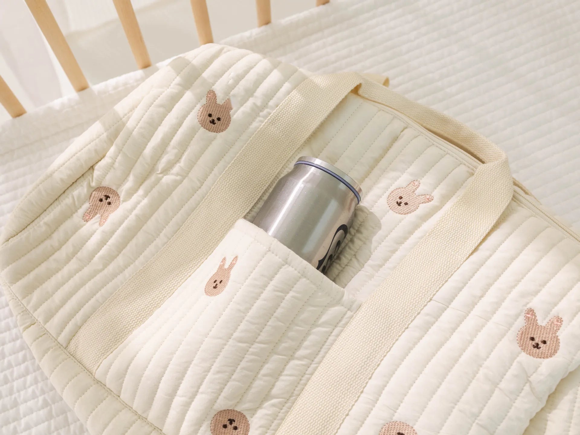 Maternity Bear Bag – Baby Diaper & Travel Tote