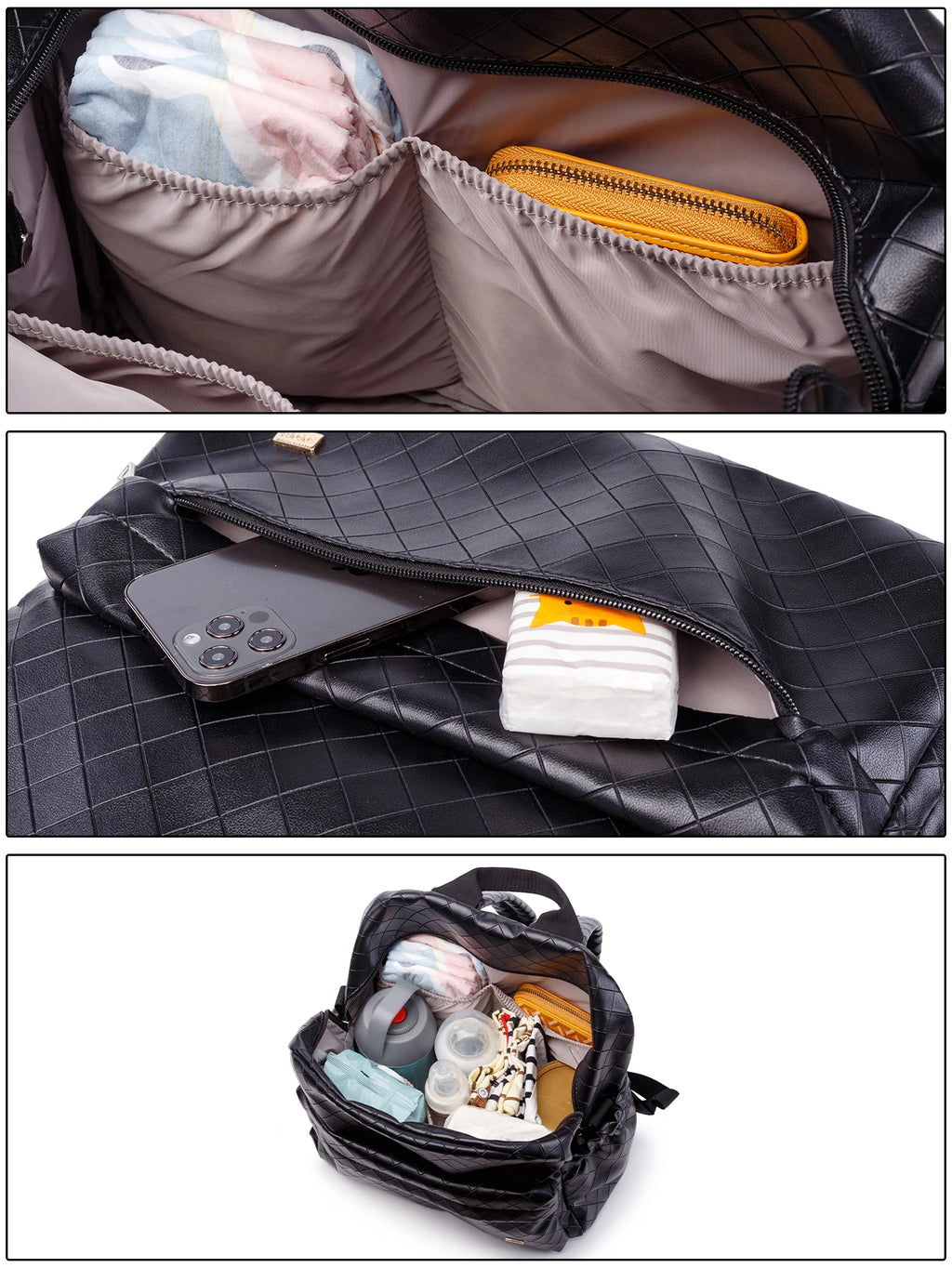 Waterproof Diaper Backpack for Newborns – Lightweight & Portable Mommy Bag