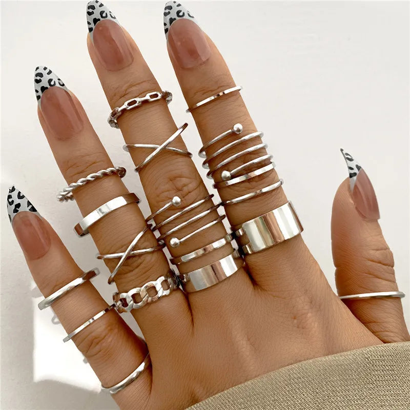 Heart Geometric Gold Butterfly Ring