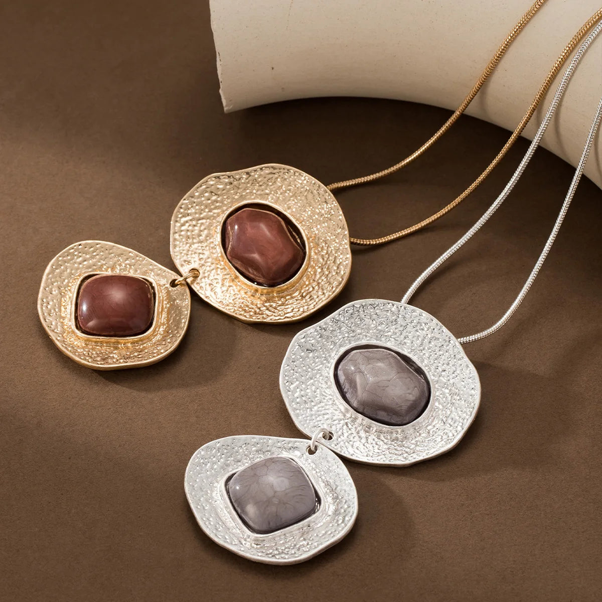Cring Coco Long Necklace Geometry