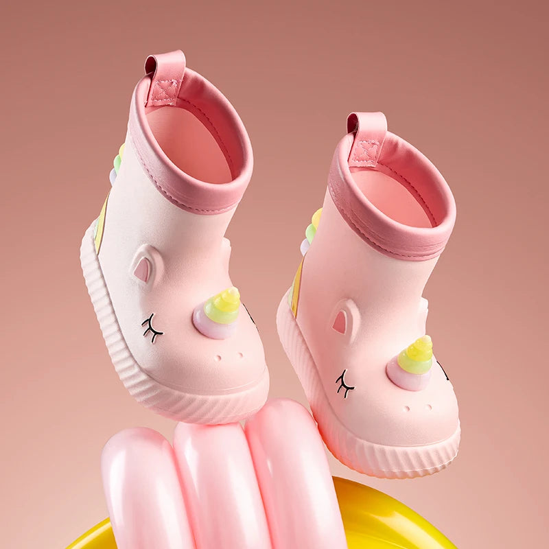 Kids’ Mario Rain Boots – Waterproof & Non-Slip