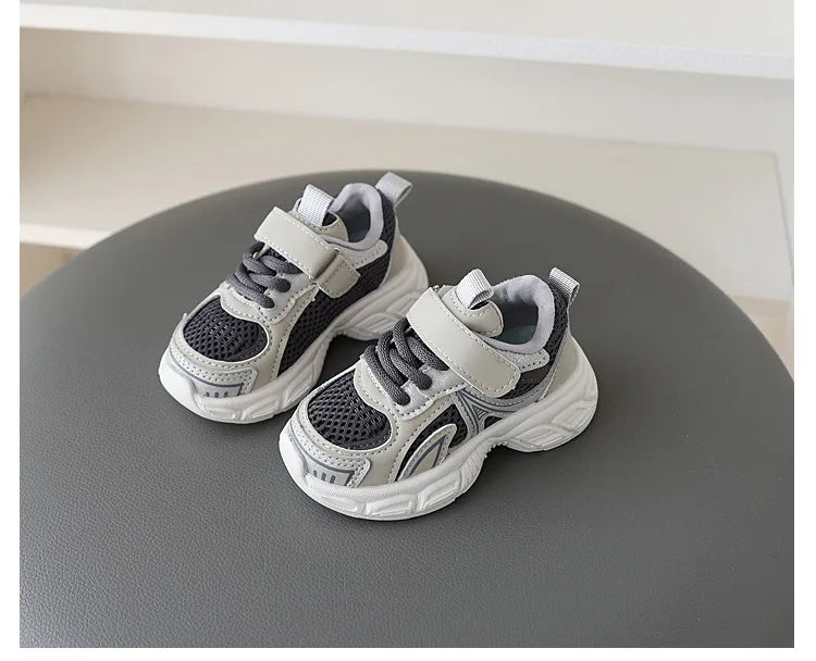 Kids 2025 Mesh Sneakers – Breathable Soft-Soled Casual Sport Shoes