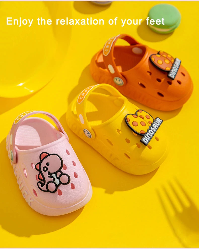 Baby Summer Sandals – Cartoon Garden & Beach Shoes for Boys & Girls