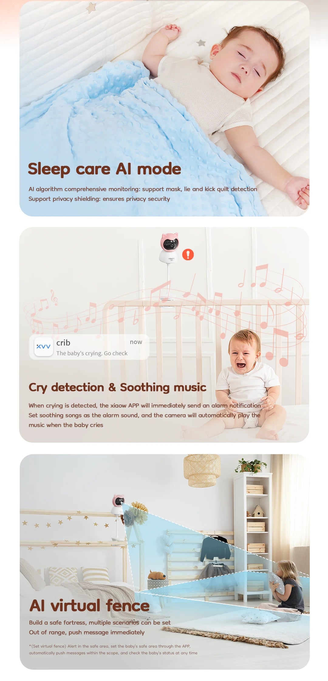 WiFi Baby Monitor – 4MP, 2-Way Talk & 360° View