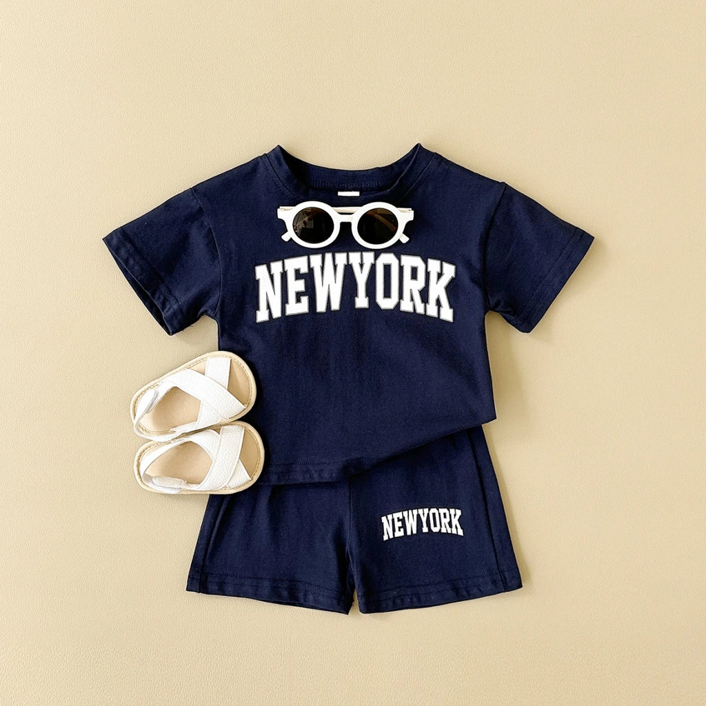 T-shirt & shorts Girls Sports Set 2Pcs Infant Outfit Set