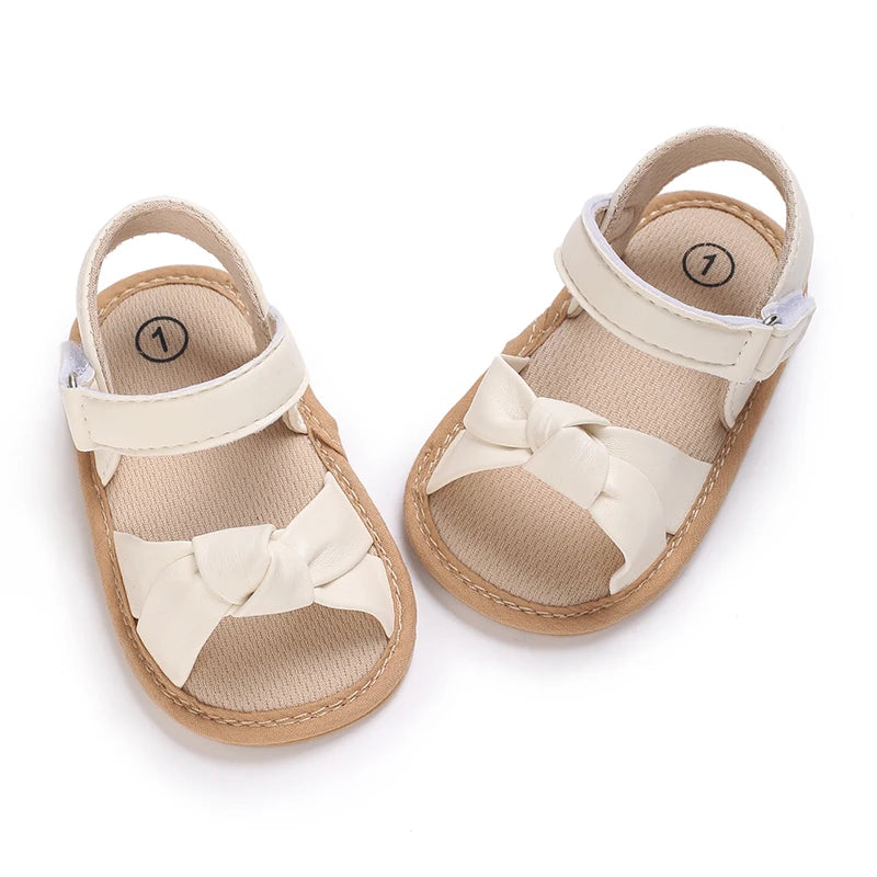 Baby Summer Sandals (0–18M) – Open-Toe Non-Slip Soft Shoes