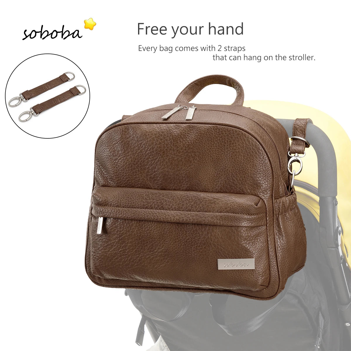 Waterproof Diaper Backpack for Newborns – Lightweight & Portable Mommy Bag