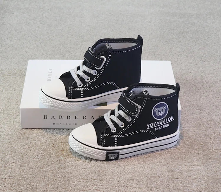 Kids’ Canvas Sneakers – Soft, Non-Slip, Breathable Shoes
