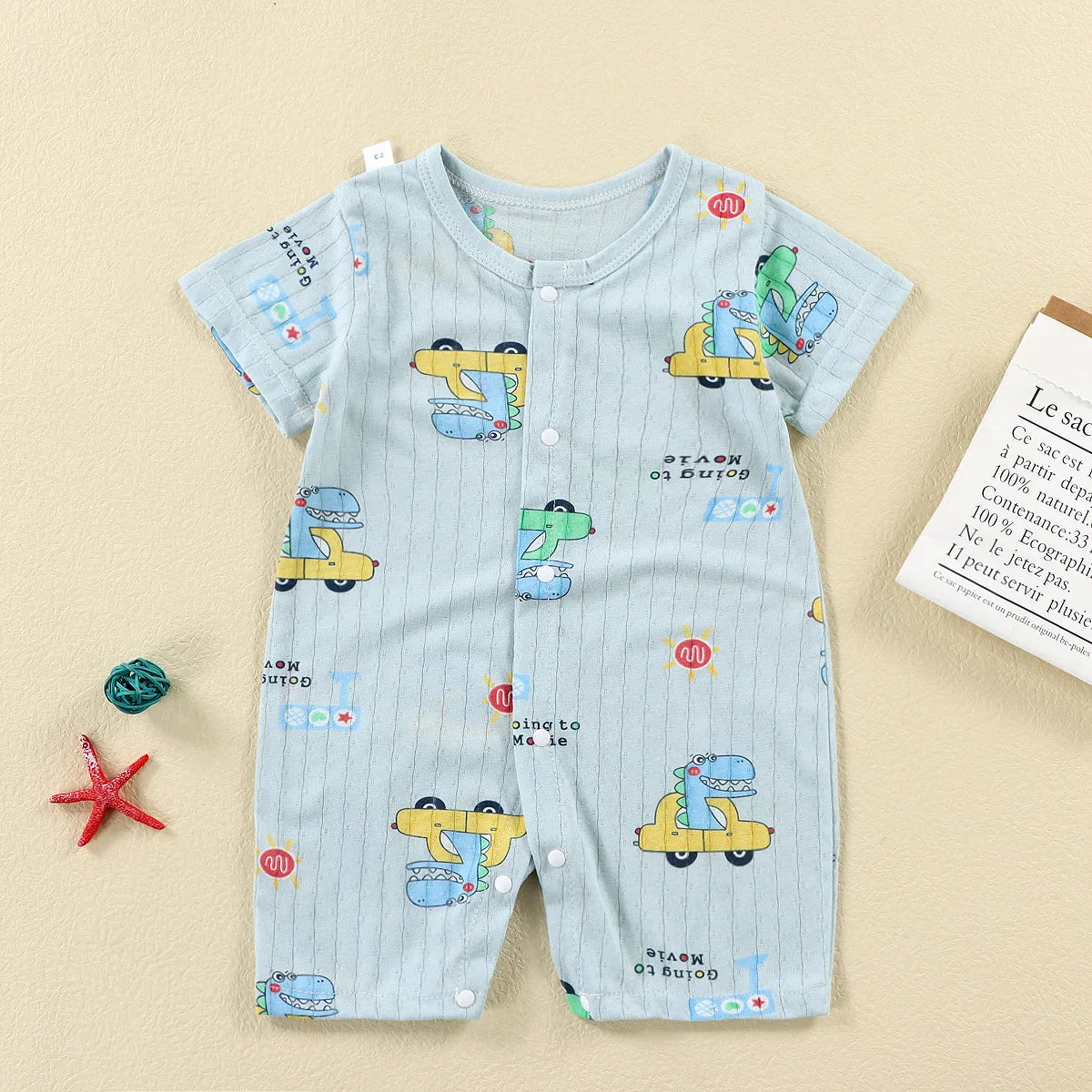 Short-Sleeved Thin Harness Infant Clothes