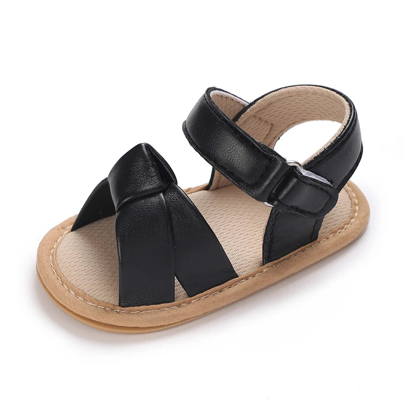 Baby Summer Sandals (0–18M) – Open-Toe Non-Slip Soft Shoes