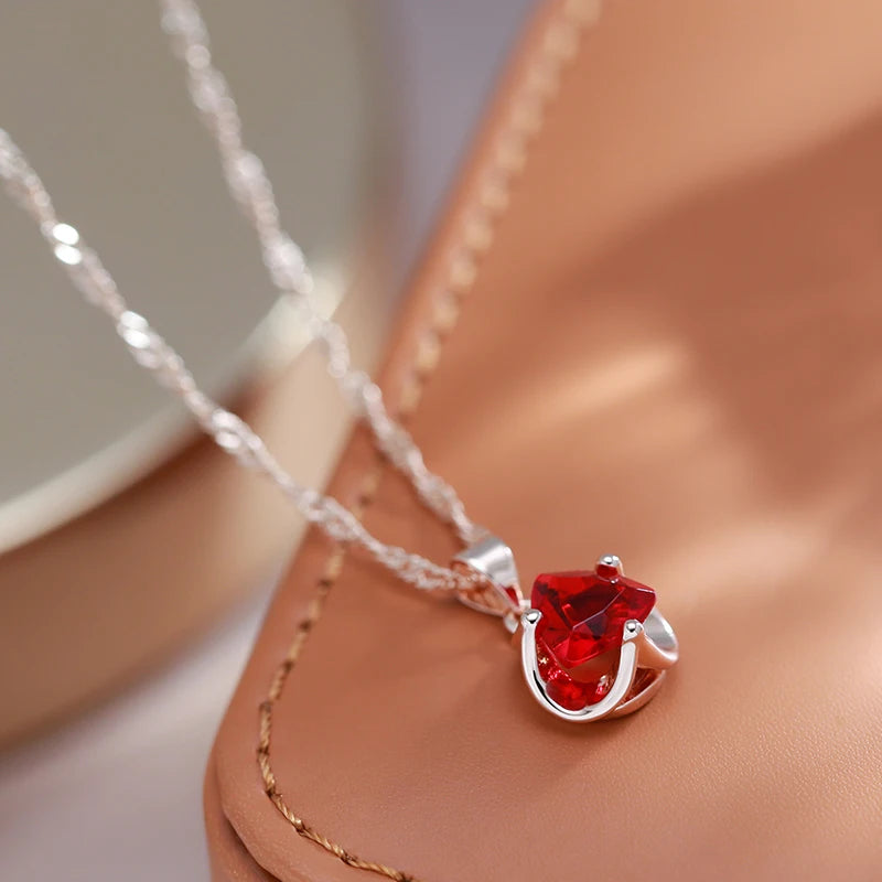 Kinel New Romantic Red Natural Zircon