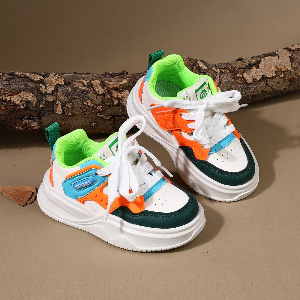 Kids’ Spring Sneakers – Soft Sole, Breathable Sports Shoes