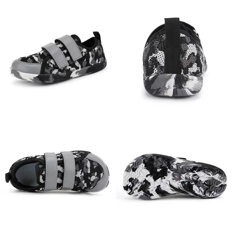 Kids’ Minimalist Barefoot Sneakers – Wide Toe, Zero Drop