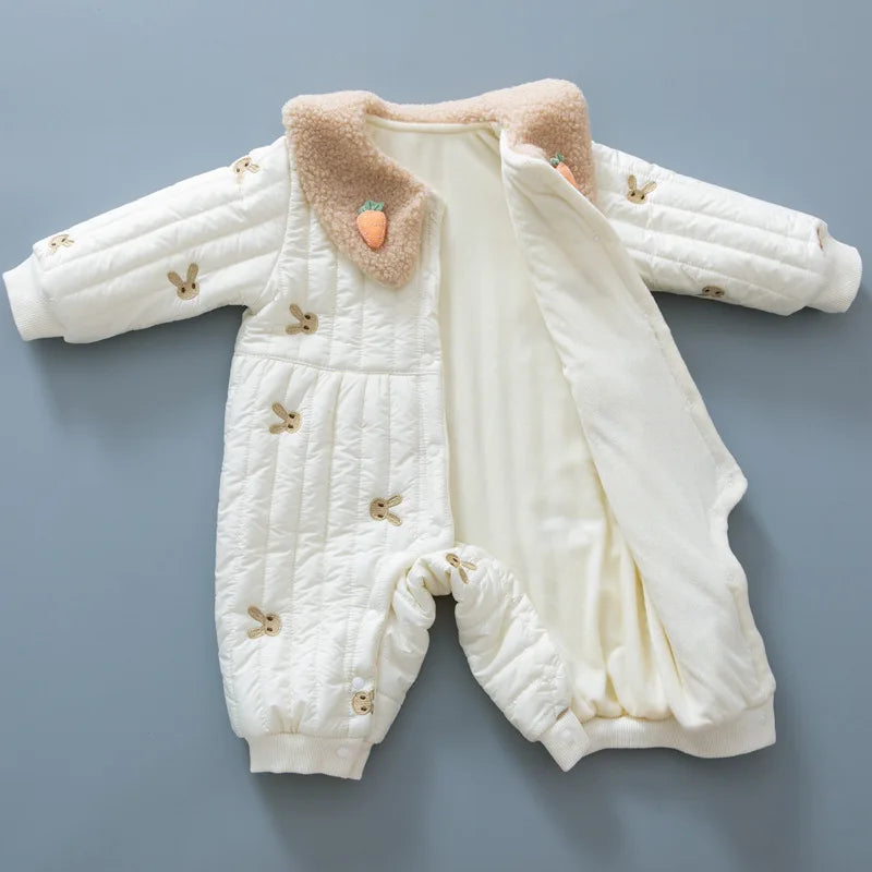 2PCS Winter Baby Clothes Newborn Romper 0-2Y