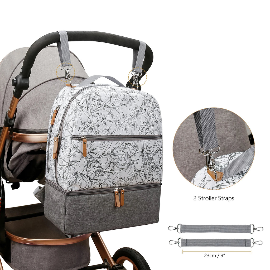 Medium Size Breast Pump Bag – Double Layer Cooler Bag for Outdoor & Working Moms