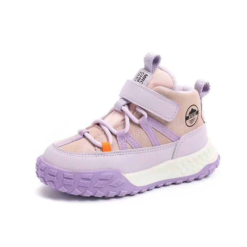 Kids Autumn/Winter Sneakers – Plush Warm Casual Sport Shoes