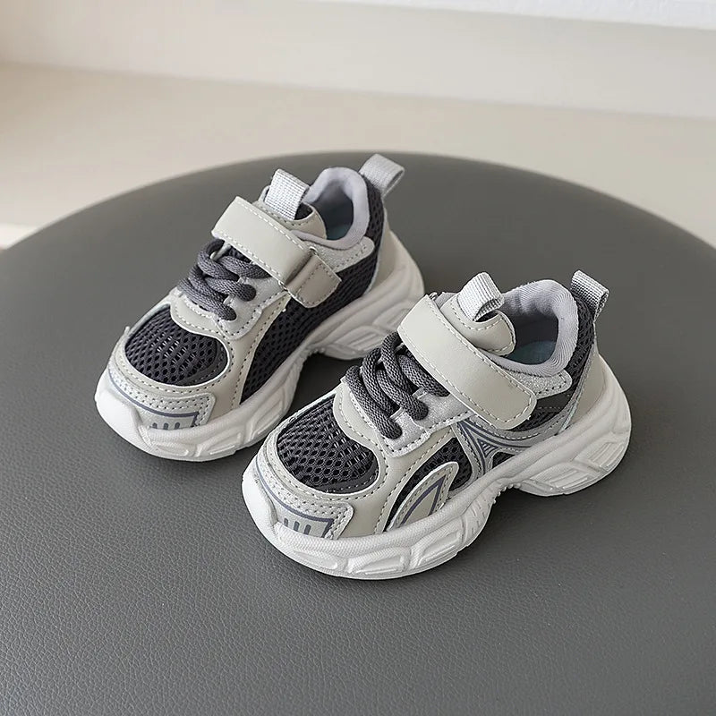 Kids 2025 Mesh Sneakers – Breathable Soft-Soled Casual Sport Shoes