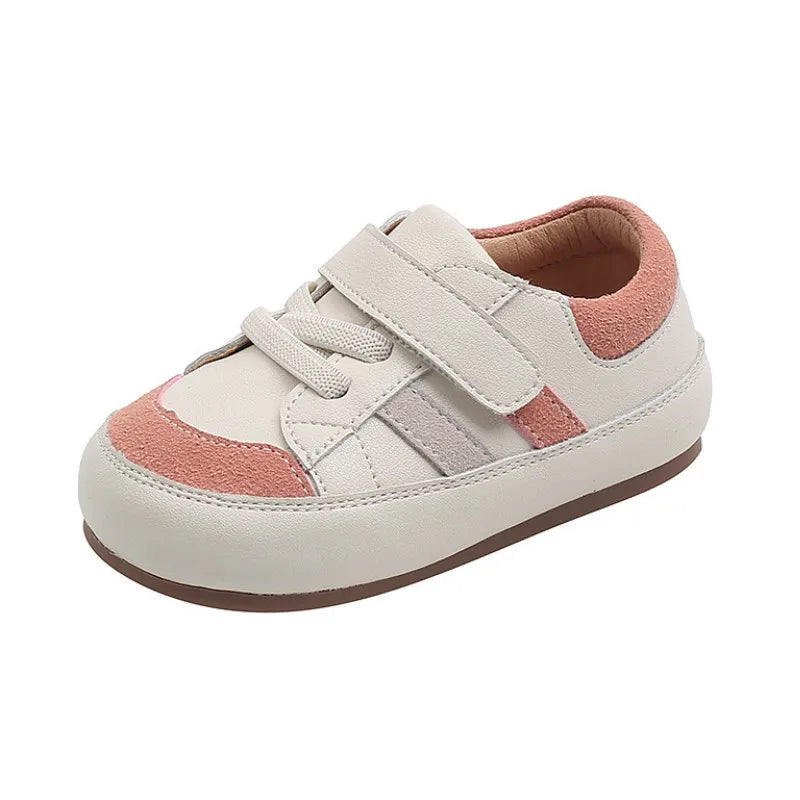 Soft Leather Baby Sneakers 0-3 Years