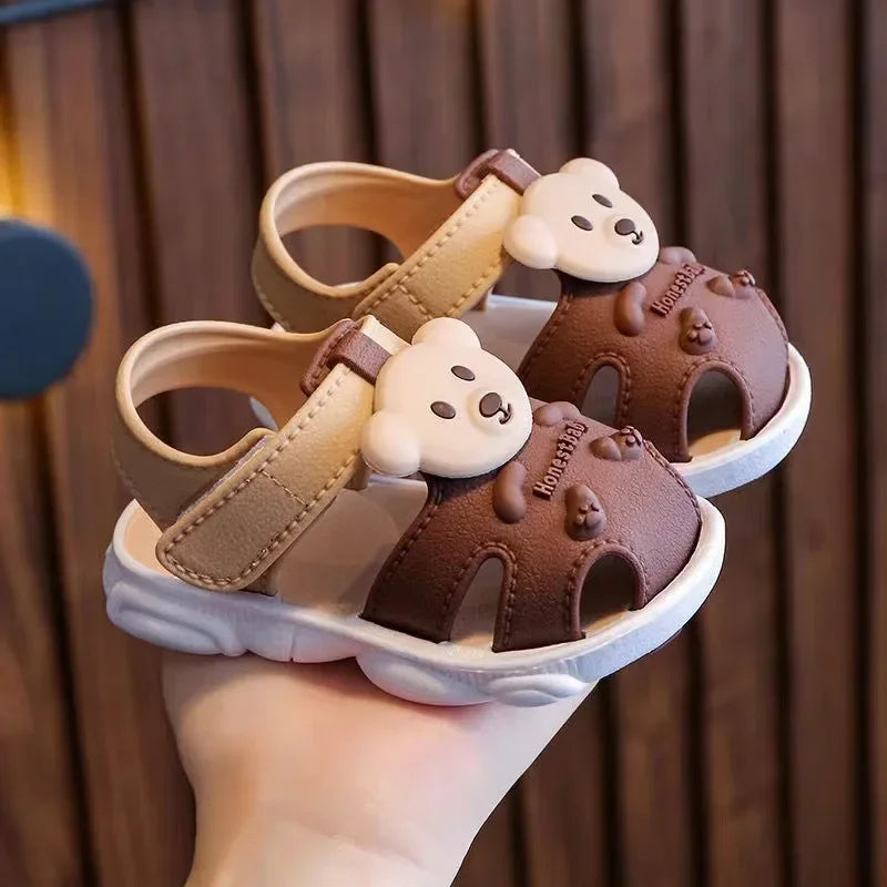 Kids Summer Cartoon Sandals – Soft Sole Toddler & Student Shoes