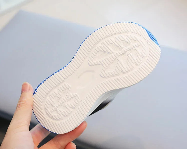 Kids’ Breathable Mesh Sneakers – Soft, Non-Slip Running Shoes