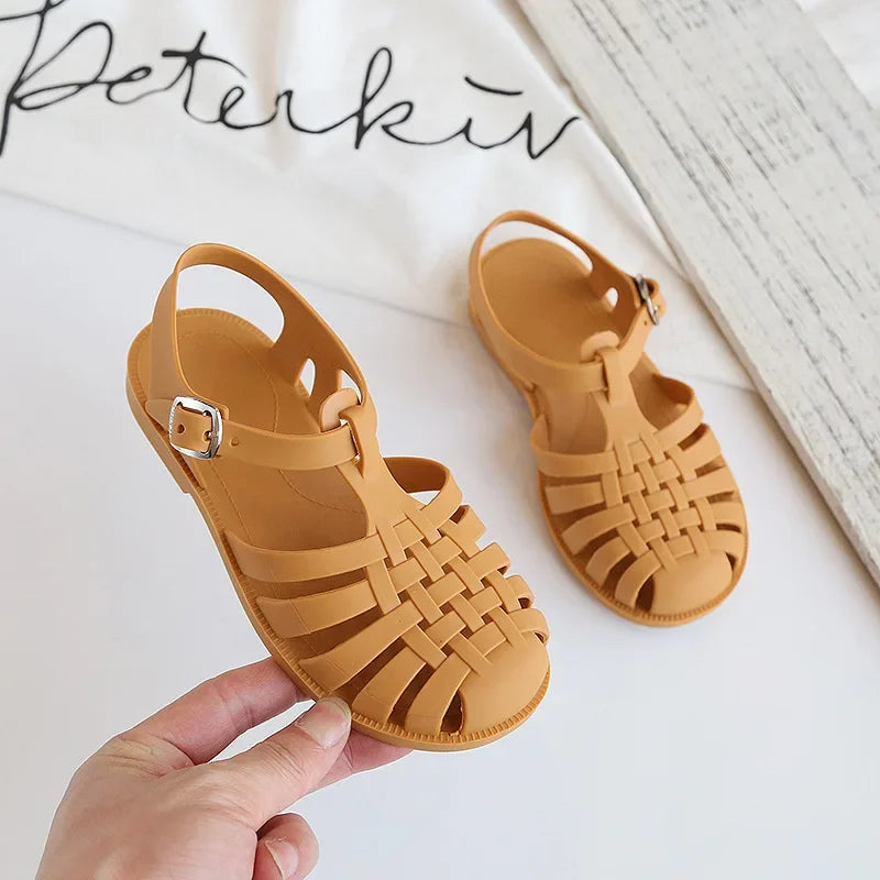 Baby Gladiator Sandals – Breathable Hollow-Out Summer Shoes