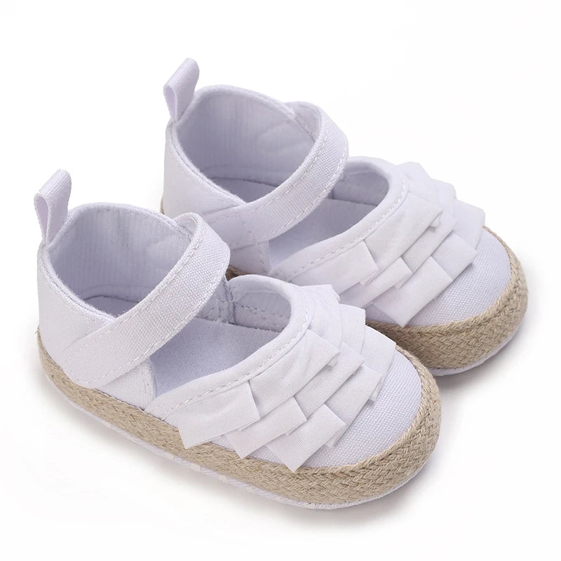 Spring and Autumn 0-18M Baby Girl Princess Flat Shoes