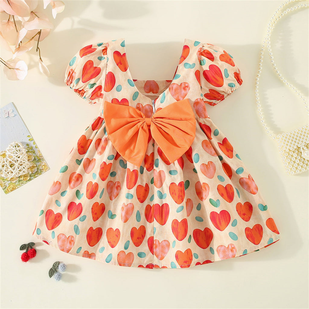 Baby Girl Summer Bow Dress (0-3Y)