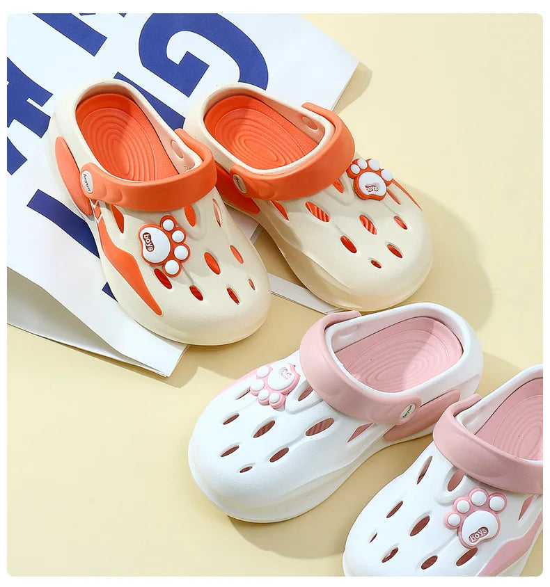 Kids  Chunky Platform Sandals – Thick Sole EVA Non-Slip Shoes