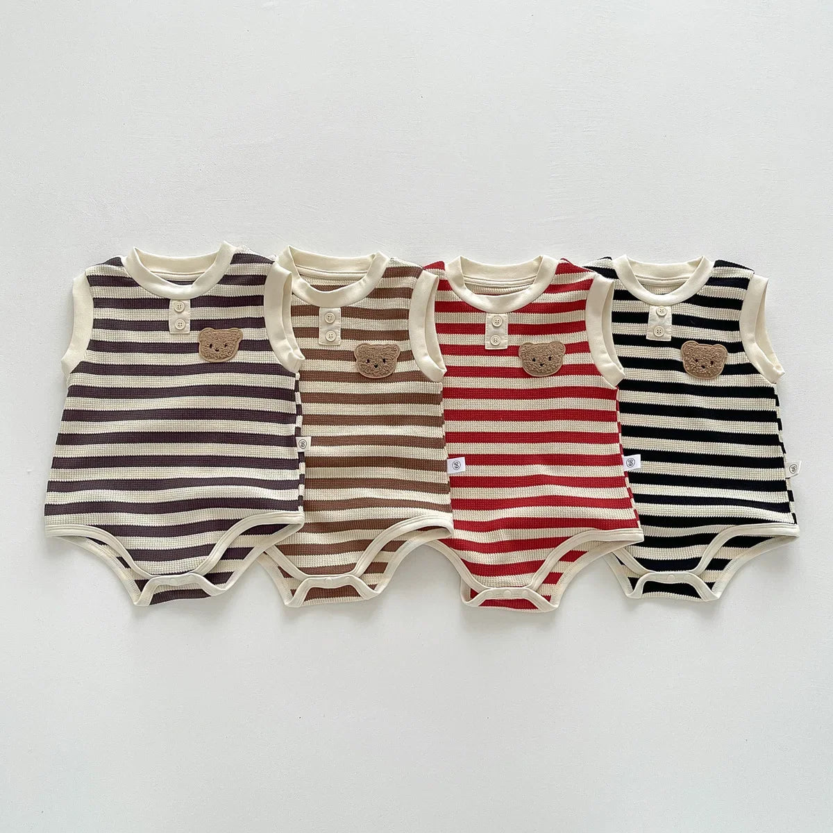 Infant Summer Knit One-Piece, Newborn Baby Clothes