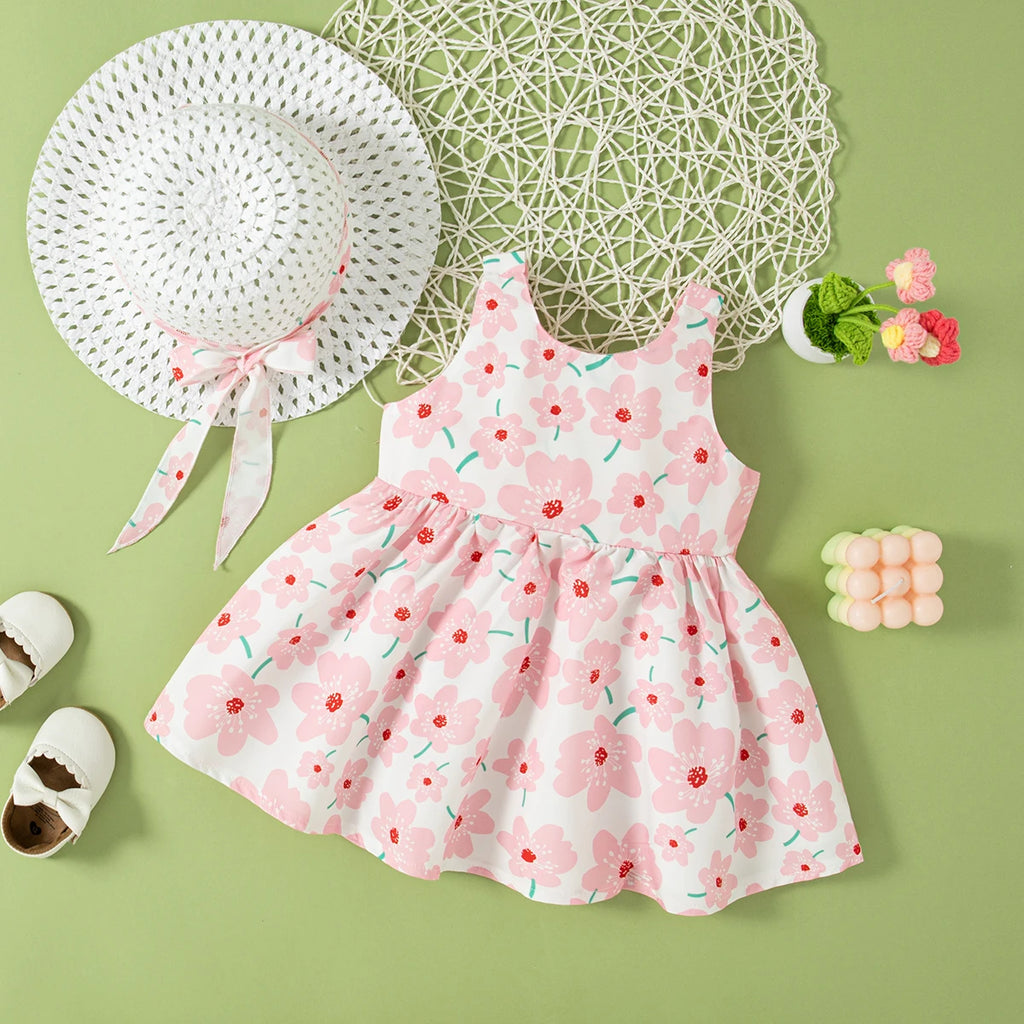 0-2 Y Old Baby Girl Floral Dress