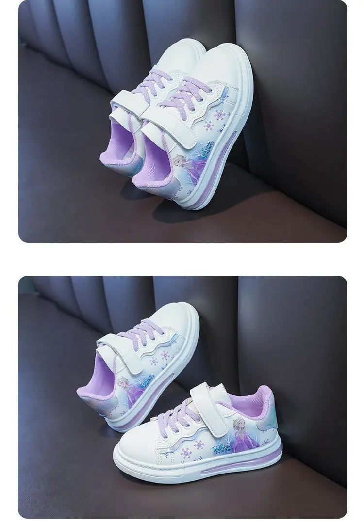Disney Elsa Frozen Girls’ White Flats – Waterproof Shoes