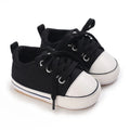 Baby Canvas Sneakers – Lace-Up Non-Slip Rubber Sole Shoes