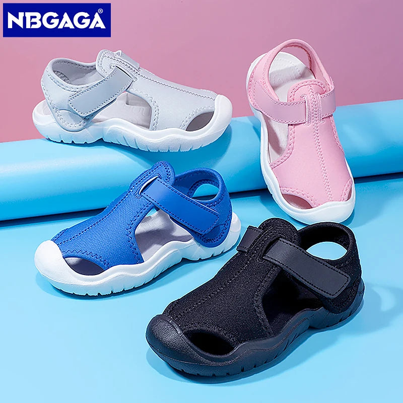 Kids Summer Candy Sandals – Breathable Mesh Sport Shoes