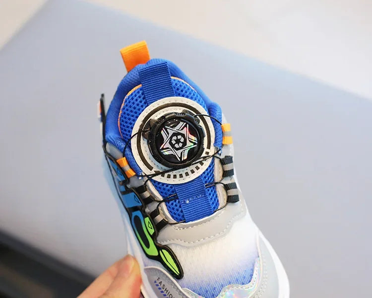 Kids’ Breathable Mesh Sneakers – Soft, Non-Slip Running Shoes
