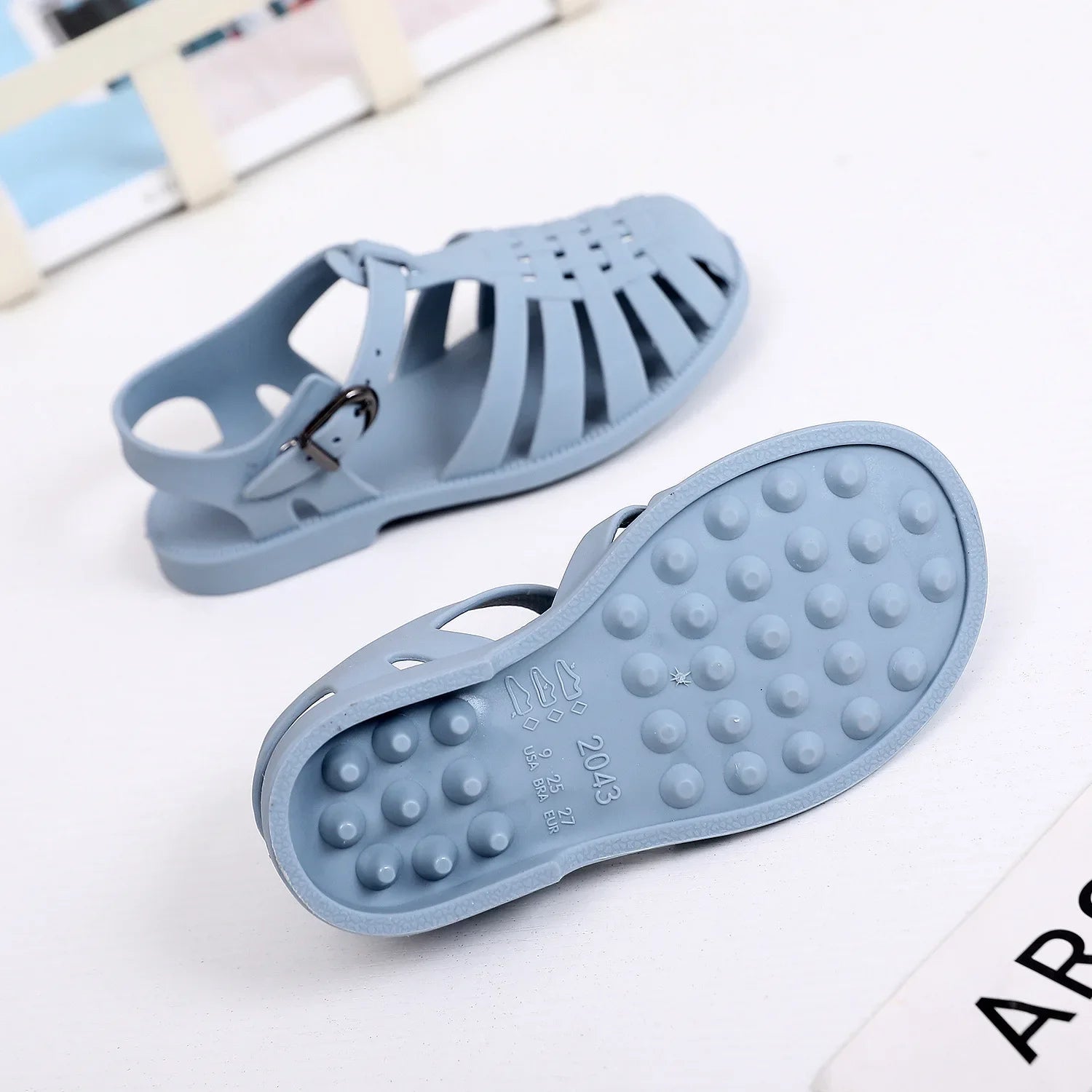 Baby Gladiator Sandals – Breathable Hollow-Out Summer Shoes